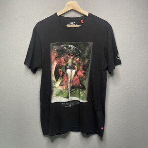 ONeill Mens Black Graphic Tee "First Name In The Water" Regular Fit S